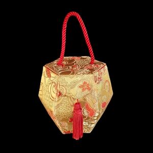 Vintage Asian Hexagon Bag